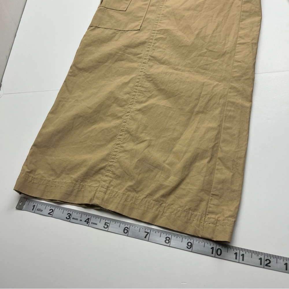 Pacsun Low Rise Puddle Khaki Tan Womens Size Medium Pant Cargo Relaxed NEW - Picture 14 of 15